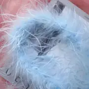 2M Colorful Ostrich Feather Plush Strip Clothing Accessories Dress Dance Skirt