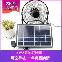 在飛比找樂天市場購物網優惠-太陽能風扇 電風扇 太陽能風扇汽車車載多肉通風植物寵物usb