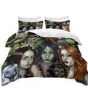 Cool Faery Folk Alliance Fantasy Creatures Quilt Cover