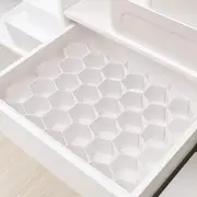 Drawer Divider Organizer Drawer Separator Honeycomb Drawer Divider White