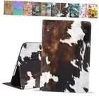 Case for Samsung Galaxy Tab A 10.1 Inch 2019 Tablet (Model: SM Brown Cow Print