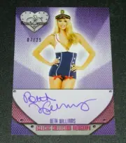 2016 Benchwarmer BETH WILLIAMS Eclectic #141 Pink Foil Auto/25 PLAYBOY Playmate