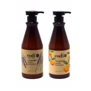 Codi Hand and Body Lotion, 25 fl. oz./750 ml [Lavender, Tangerine] - 2 PACK
