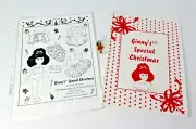 Ginny's "Special Christmas" 1993 Convention Set - Pin, Paperdoll, Colorbook MINT