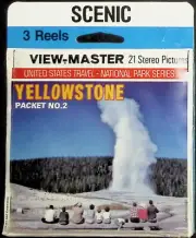 Yellowstone National Park #2 3d View-Master 3 Reel Packet NEW SEALED