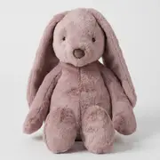 Jiggle & Giggle Mauve Bunny Soft Plush-Large