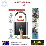 Fingerprint Lock Keyless Waterproof Anti-Theft Smart Lock Fingerprint Padlock