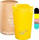 bioGo Stainless Steel BPA-Free Reusable Coffee Cup 350ml - Sunshine Yellow