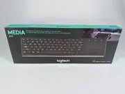 Logitech Illuminated Living Room Keyboard K830 Built-In Touchpad Brand New