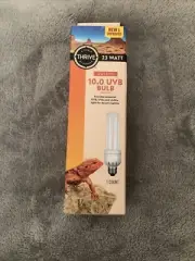 Thrive Desert 10.0 UVB 23 Watt Compact Fluorescent Bulb Reptile BNIB