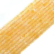 Genuine Citrine Rondelle Faceted Beads, 4x6mm, Sku#U1510
