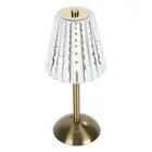 LED Table Lamp 3 Colors Stepless Dimmable Touch Control Rechargeable JY