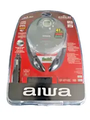 Aiwa Personal Portable CD Player with Car Kit (XP-V710CYUCB3TC) NOS NIB