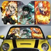 My Hero Academia Car Sunshade, Anime Car Accessories