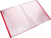 Gadpiparty Presentation Book with Plastic Sleeves Clear Folder for Document Storage Lightweight and Portable Organizer for Easy Access to Your Files
