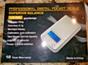 2 Pack of Professional Digital Pocket Scales - Superior Balance LH-500