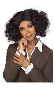 FEMALE TALKSHOW HOST OPRAH ADULT WOMENS BLACK WIG