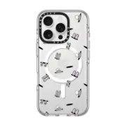 iPhone 16 Pro Clear Case MagSafe Compatible Bunnies by Matthew Langille