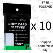 10 x 100 Penny Sleeves PalmsOffGaming (1000 Sleeves) - UltraPro Like Quality