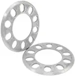 Aeroflow Slip On Wheel Spacers 5/16" 7.9mm Pair Alloy 5X 4.5"-5" Bc - AF3100-0001