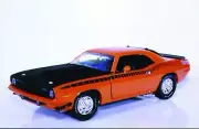 1:18 Ertl Plymouth 'Cuda '70 AAR 340-CID lime green, vitamin c orange, silv MIB