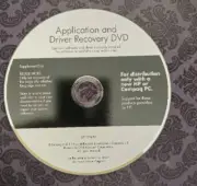 HEWLETT PACKARD APPLICATION AND DRIVER RECOVERY DVD + MEDIA WINDOWS 7(64BIT)
