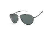 Bolle Livewire Matte Gunmetal/Grey Men's Pilot Sunglasses BS142001