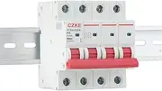 KAVJU YCB9-80DM 4P DC Circuit Breaker Used For The Photovoltaic System 6kA DC 1000V Safety Protection(16A)