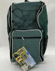New 30 Piece Essential Travel Cooler Picnic Set Backpack W/ Handle & Pull Along