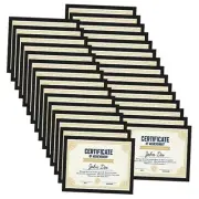 30 Packs 8.5 x 11 Magnetic Picture Frame Bulk, 8.5 by 11 Certificate Frame