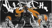 Anime Mouse pad Bleach Large Gaming Mouse pad Home Office Desk Mat XXL Computer Keyboard Mat Full Desk Mousepad Non-Slip Rubber Base Stitched Edge Galaxy Printing(40 * 75CM) (1)