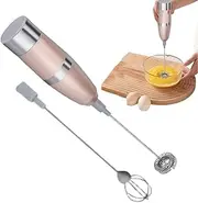 Hand Milk Frother,Small Drink Stirrer | Compact Handheld Electric Frother for Coffee, Cocktail, Milk, Tea, Chocolate for Kitchen and Restaurant