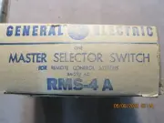GE RMS-4 Remote Control Master Selector Switch Panel w/ Pilot Light NEW NOS