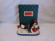 David Frykman Christmas Santa & Polar Bear Say Ice Figurine