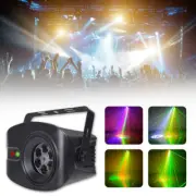 48 Patterns Laser Stage Lighting RGB 4 LED Projector Light Party Disco Lamps