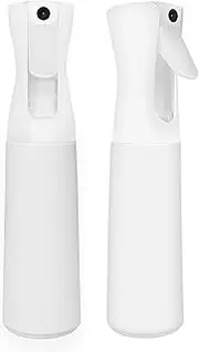 DOLANX 2 Pack 300ml Continuous Spray Bottle Ultra Fine Mist Salon Hair Water Sprayer for Salon Cleaning Plants Watering