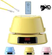 Hyperhop Auto Jump Trainer, Remote Control Automatic Rope Skipping Machine, 10 Levels, 20 Hours Service Life, Remote Control, Digital Display, Multiplayer Interaction