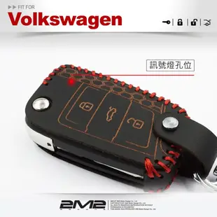 2m2volkswagen 2015-2018 touran 福斯汽車 摺疊感應鑰匙 鑰匙皮套 鑰匙 (9.4折)