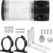 1 Set Transparent Water Cooling Tank for Reservoir Secure Liquid Cooling System for Computer Components Efficient Performance Easy Water Level Monitoring