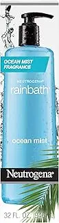 Neutrogena Rainbath Replenishing and Cleansing Shower and Bath Gel, Moisturizing Body Wash and Shaving Gel with Clean Rinsing Lather, Ocean Mist Scent, 32 fl. oz