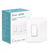TP-Link Kasa Smart Wi-Fi Light Switch (Single Pole) (3-pack)