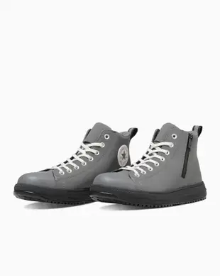 日本限定 Converse ALL STAR PS Z HI 工作鞋 安全鞋 拉鍊 灰色/ 27 cm