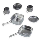 Hiking Cookware Camping Cookware Set Hot Pot And Frying Pan Camping For Camping