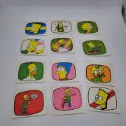 Simpsons Bootleg Stickers Bizarre Lot Argentina Boca River Bart