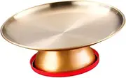 LeeQinersw Offering Bowl for Altar, Footed Plate for Buddhist Rituals and Decoration, 7 inch
