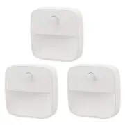 3PCS Plug In Night Light Motion Sensor Dusk To Dawn Sensor 3000K Warm Light L