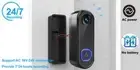 Camera Security Door Bell Video Intercom Smart Home Wireless Doorbell WiFi 1080P
