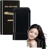 Upgraded sweatproof hair dye stick,Portable hair color stick with built-in comb,Soft color,Safe and convenient hair dye touch up comb for quick touch,Gray hair for women & men (1pcs)