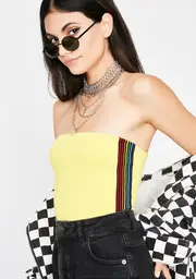 Hard To Get Stripe Tube Top