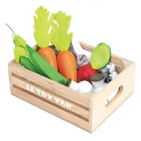 在飛比找momo購物網優惠-【LE TOY VAN】角色扮演系列-新鮮蔬菜盒木質玩具組(